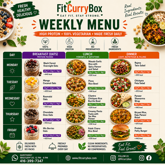 FitCurryBox - 1 DAY TRIAL MEAL - GREAT FOR FIRST TIMERS
